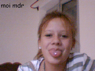 Moi avec mon percing!!!!